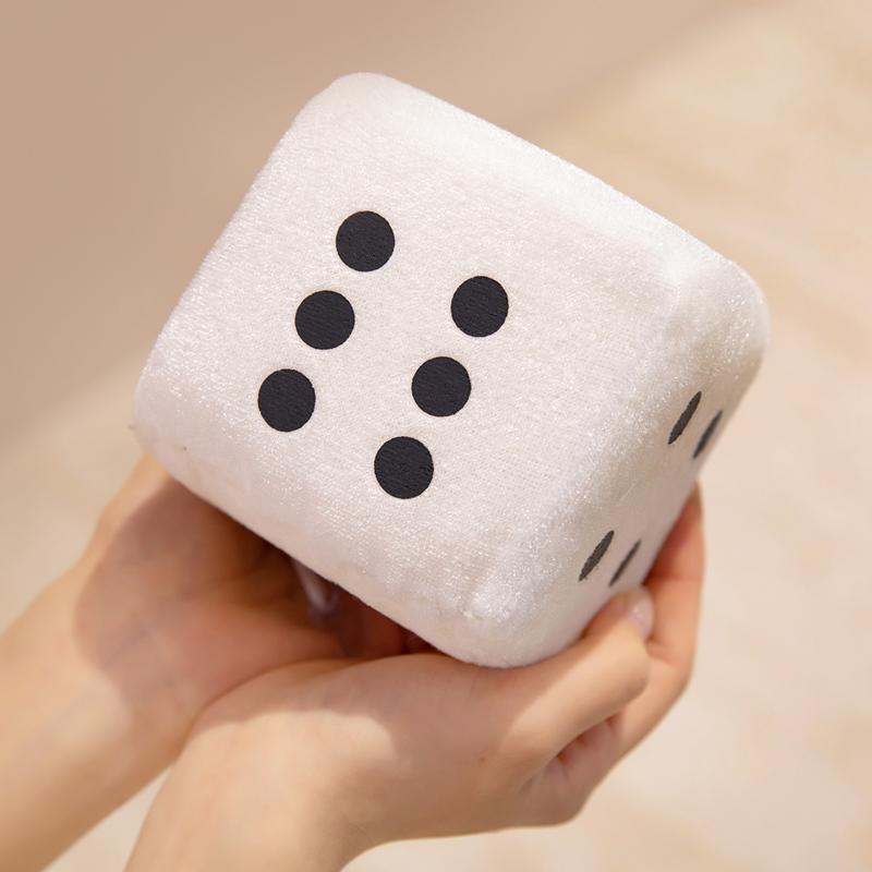 10Cm Funny Dice Hanging Pendants Creative Game Props Sponge Filling Colorful Dice Keychain Backpack Hangings Decoration Gifts