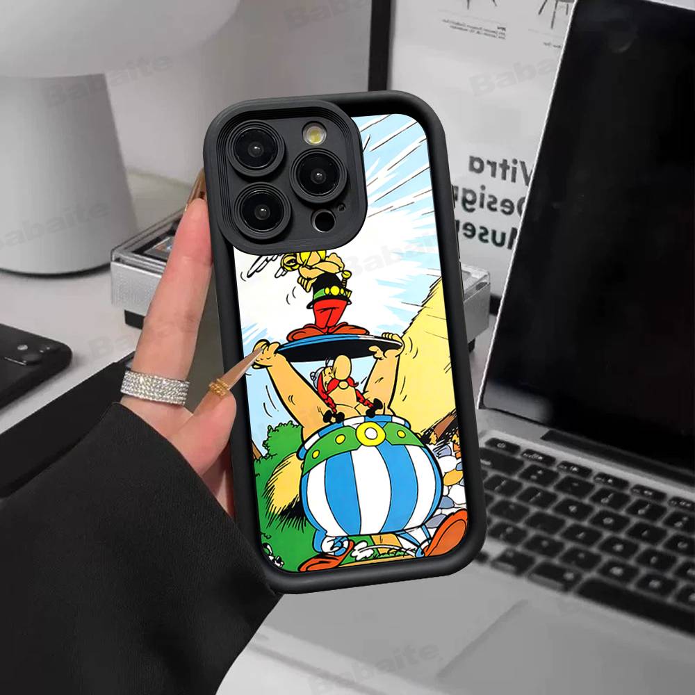 A-Asterix Et O-Obelix M-Manga Phone Case For IPhone 17 16 15 14 13 12 11 Pro Max Mini Plus Soft TPU Back Cover