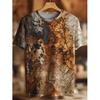Summer Rust Graphic Men's T-Shirts 3D Print Women Short Sleeve T Shirt Plus Size Tees Harajuku Y2k Tops Men Clothing