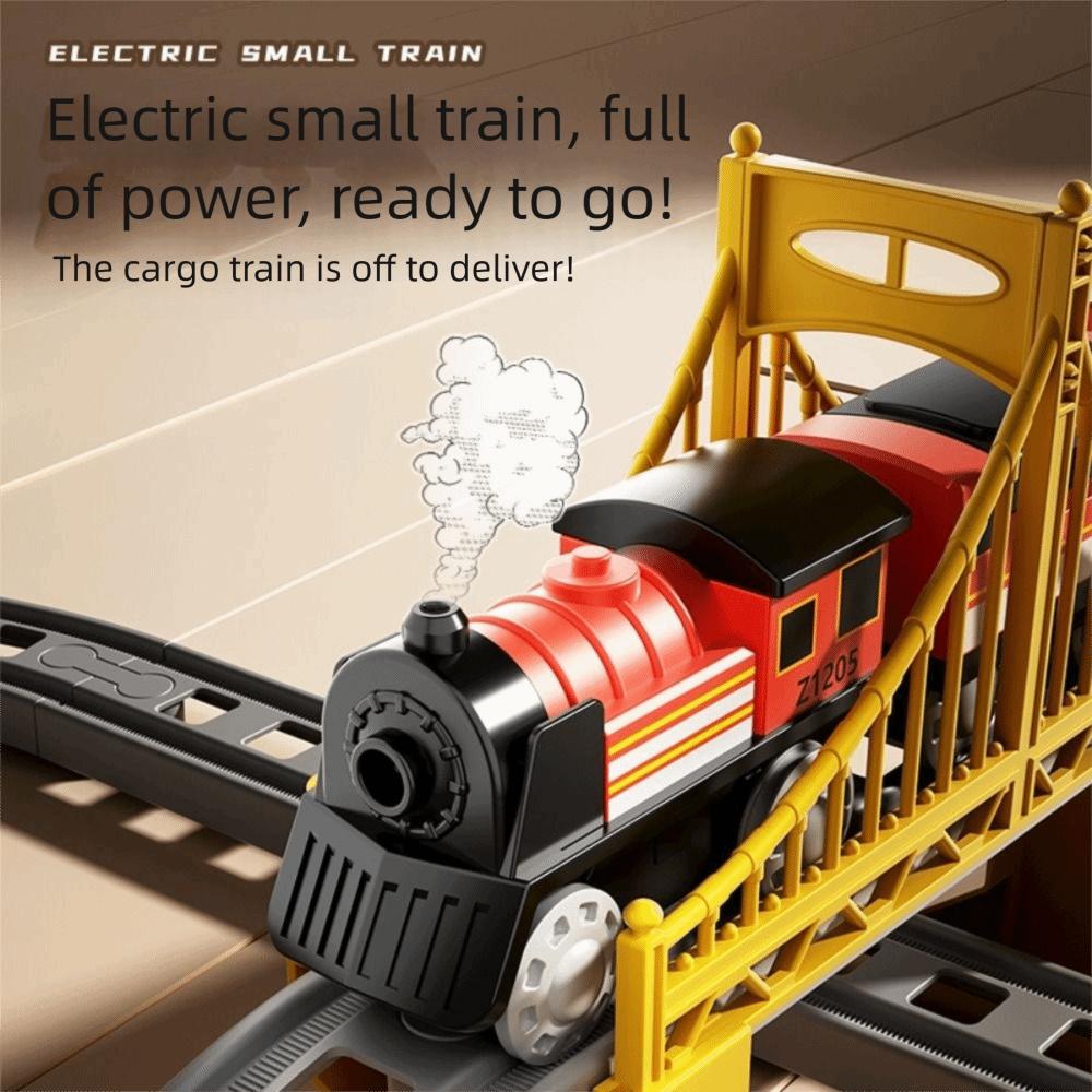 Assembling Design Electric Train Electric Powered Educational Model Set Children's Toys