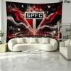 Sao Paulo FC Wall Tapestry Aesthetic Wall Hanging Printed Fabric Blanket Decorative Tapestries for Bedroom Living Room Home Decor
