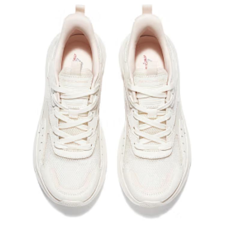 Skechers PU Mesh Fabric Comfortable Low-Top Casual Shoes Women Sneakers Off-White 117486-OFWT