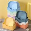 10PCS Random Color Multifunctional Dish Multicolor Snack Dish Candy Plate  Home Kitchen