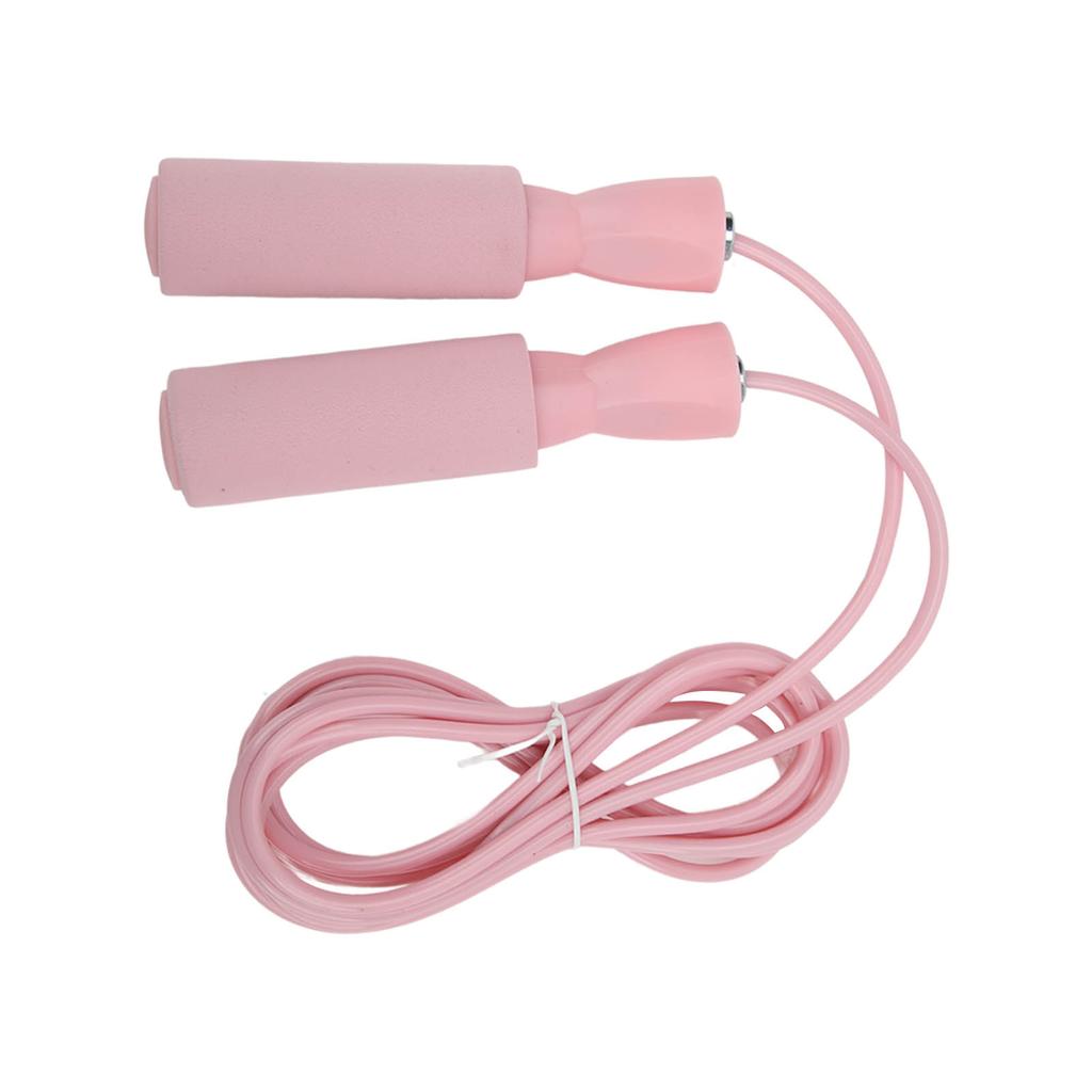 Steel Wire Jumping Rope Ajustable Skipping Rope with Double Bearings for Men Women and Children