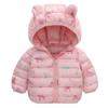 Children Boys Baby Hooded Lightweight Down Jackets Warm Outerwear Autumn Kids Girls Coats Cartoon Dinosaur Print Casual Clothing