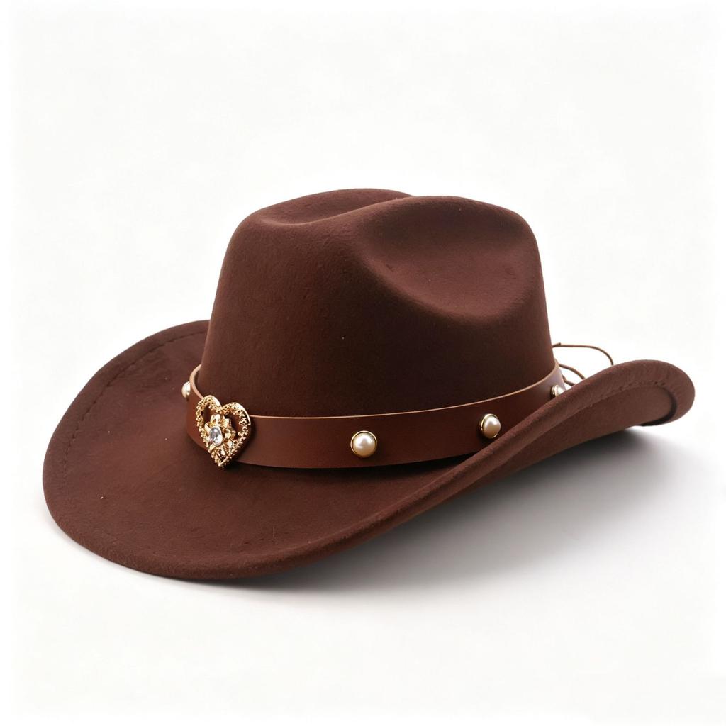 Popular bull head jazz hat new western cowboy hat with windbreak rope hat felt hat outdoor sun protection hat