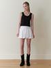 Liel Ojo Mini Skirt (White)
