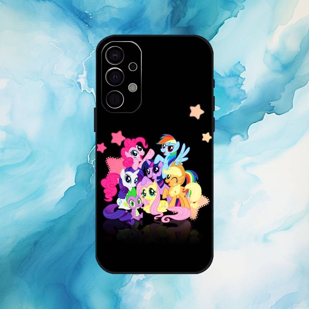 Anime My Littles Ponys Phone Case For Samsung S25,S24,S21,S22,S23,S30,Ultra,S20,Plus,Fe,Lite,Note,10,9,5G Black Cover
