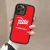 Fashion P-patta For iPhone 17 Pro Max 16 15 14 13 12 11 Plus Black Soft Phone Cover