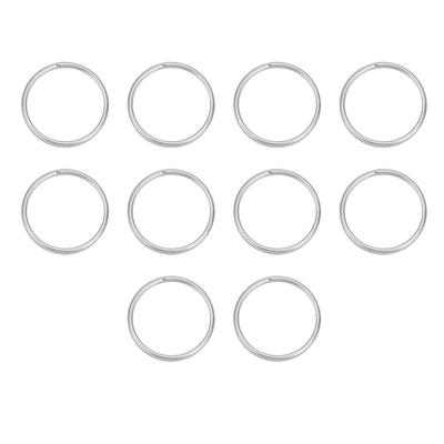 10τμχ 22mm Ανοξείδωτο Ατσάλι Κρίκοι Κλειδοθήκης Δακτύλιοι Κλειδιού Μπρελόκ Αξεσουάρ