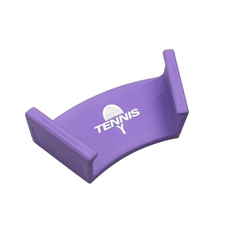 Wall Mounted Tennis Racket Wall Rack Plastic Self-Adhesive Badminton Rackets Holder Durable Punch-Free 1Pc