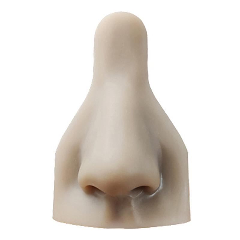 Měkký Silikonový Flexibilní 3D Trojrozměrný Model Nosu Pro Nácvik Piercingu Vystavení Šperků Nosního Kroužku Model Piercingu