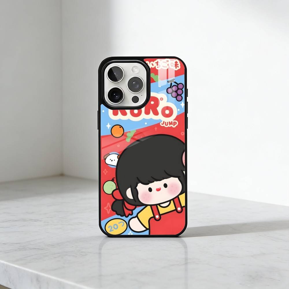 Cute Cartoon ROROjump  Phone Case For iPhone17,16,15,14,13 Plus,Pro Max Magnetic For Magsafe Wireless Charging