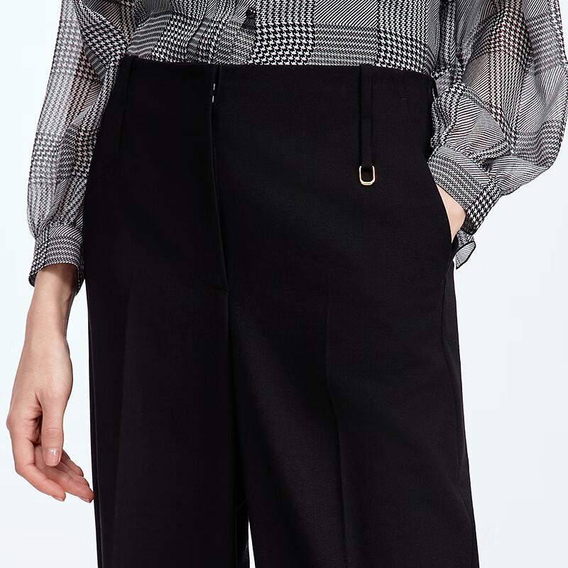 LANGZI Wide-Leg Suit Pants