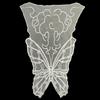 Mesh Bottom Embroidery Back Collar Lace Collar Accessories Butterfly Pattern Water Soluble Embroidery False Collar Back Flower
