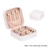 Jewelry Box Jewelries Storage Case PU Leather Organizer for Necklace Earring Rings Bracelet Ear