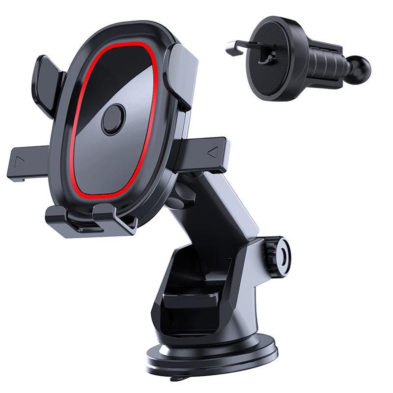 Multi-functional Car Phone Holder with Suction Cup and Air Vent Mount for Dashboard