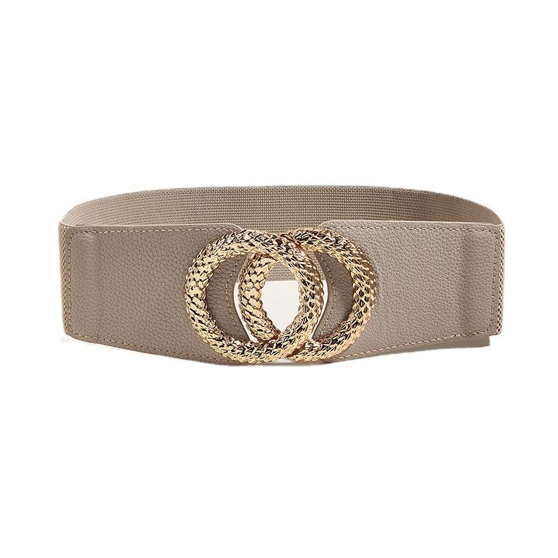 Belt Women'S Decorative Coat With Dress, Belt Waist Suit Elastic Elastic Waist Seal Wide