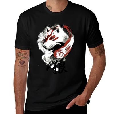 Wolf T-Shirt Man T Shirt Graphic Cotton T Shirt Pack T-Shirt
