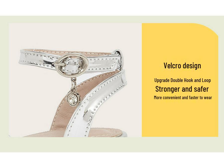 2025 Winter Fashion Versatile Bow High Heel Sandals for Girls