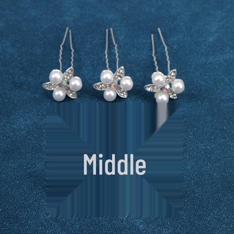 18-teiliges Braut-Haarschmuck-Set: U-förmige Haarnadeln & Styling-Clips für Make-up und Flechten