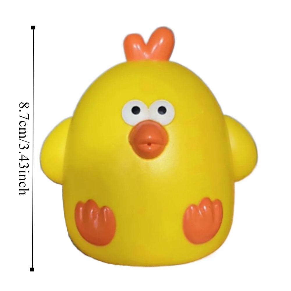 Anime Water Squirt Toy Yellow Chicken Swimming Water Toys Baby Bath Toys  Children
