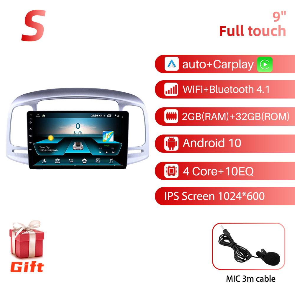 2 Din Car Multimedia Player for Hyundai Accent 2006-2011 Screen Android Radio Stereo GPS Navigation Head Unit Autoradio Carplay