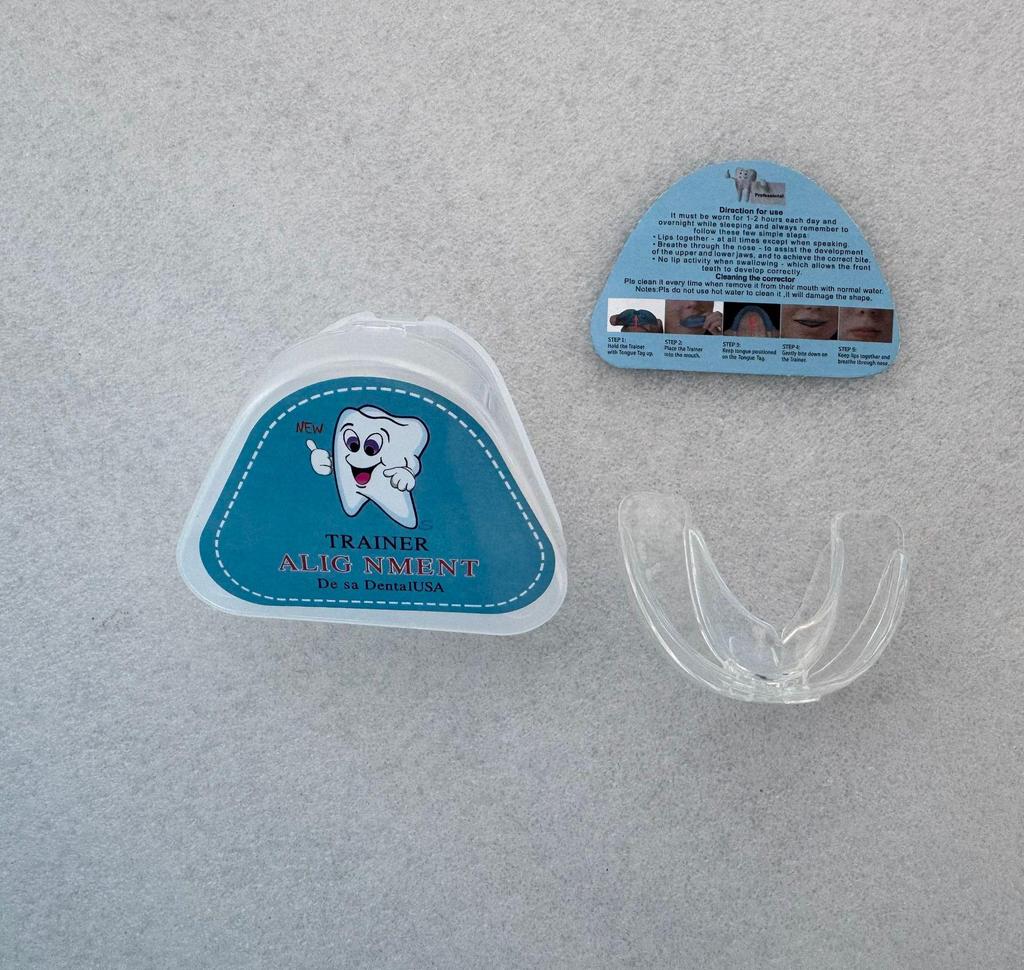 Adult Anti-Grinding Orthodontic Mouthguard & Silicone Aligners for Overbite Protection