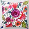 Oil Painting Floral Printing Pillowcase Home Decoration Car Sofa Decoration Pillowcase Ornament