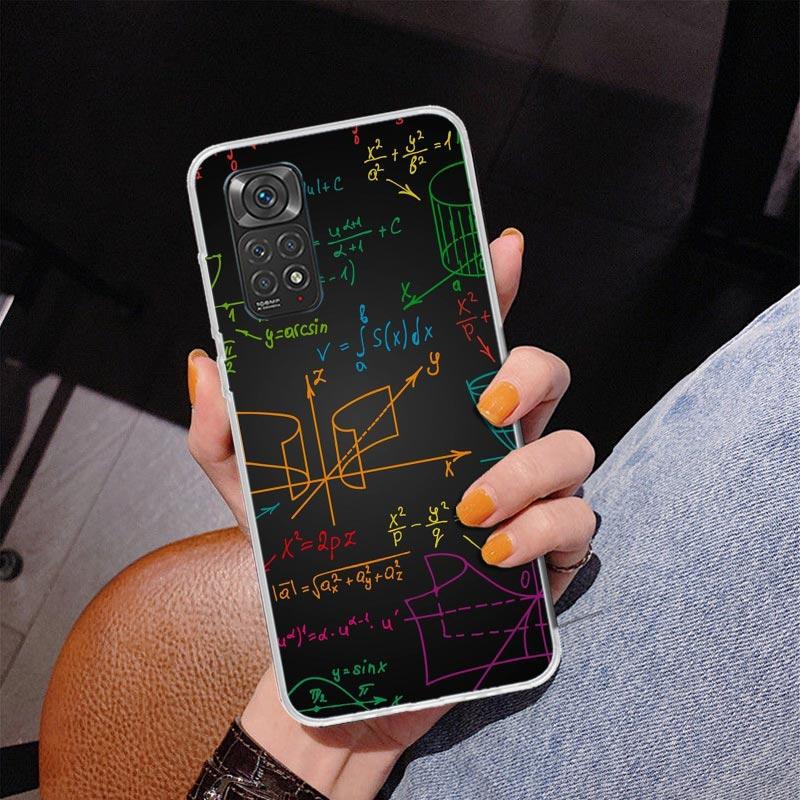 Physics Chemical Mathematics Phone Case For Xiaomi Redmi Note 15 14 13 12S 12 11 Pro Plus 14S 11S 11E 10 10S 11T 5G Personalized