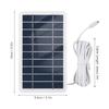 2W 5V Portable Solar  r, High Conversion Efficiency, USB Charging, Widely Applications, and , Easy to Carry Around, Camp, Hike, Bike