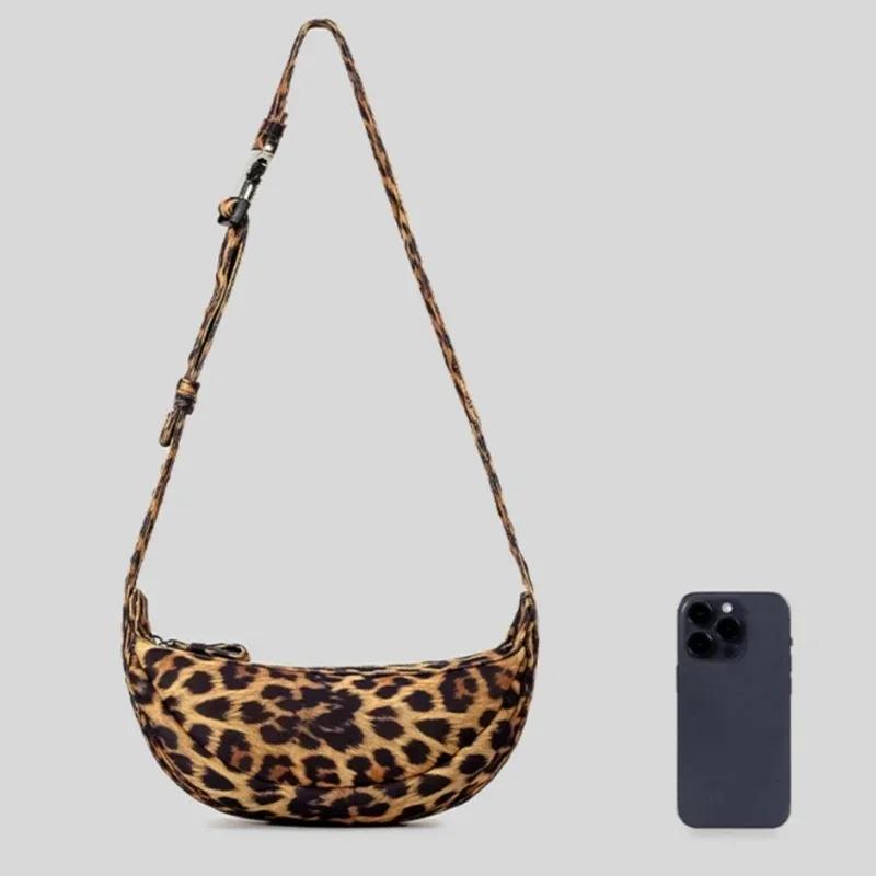Autumn New Arrivals Women's Leopard Pattern Chest Bag Trend High Quality Shoulder Crossbody Bag Hobo Purses Handbag Shopper