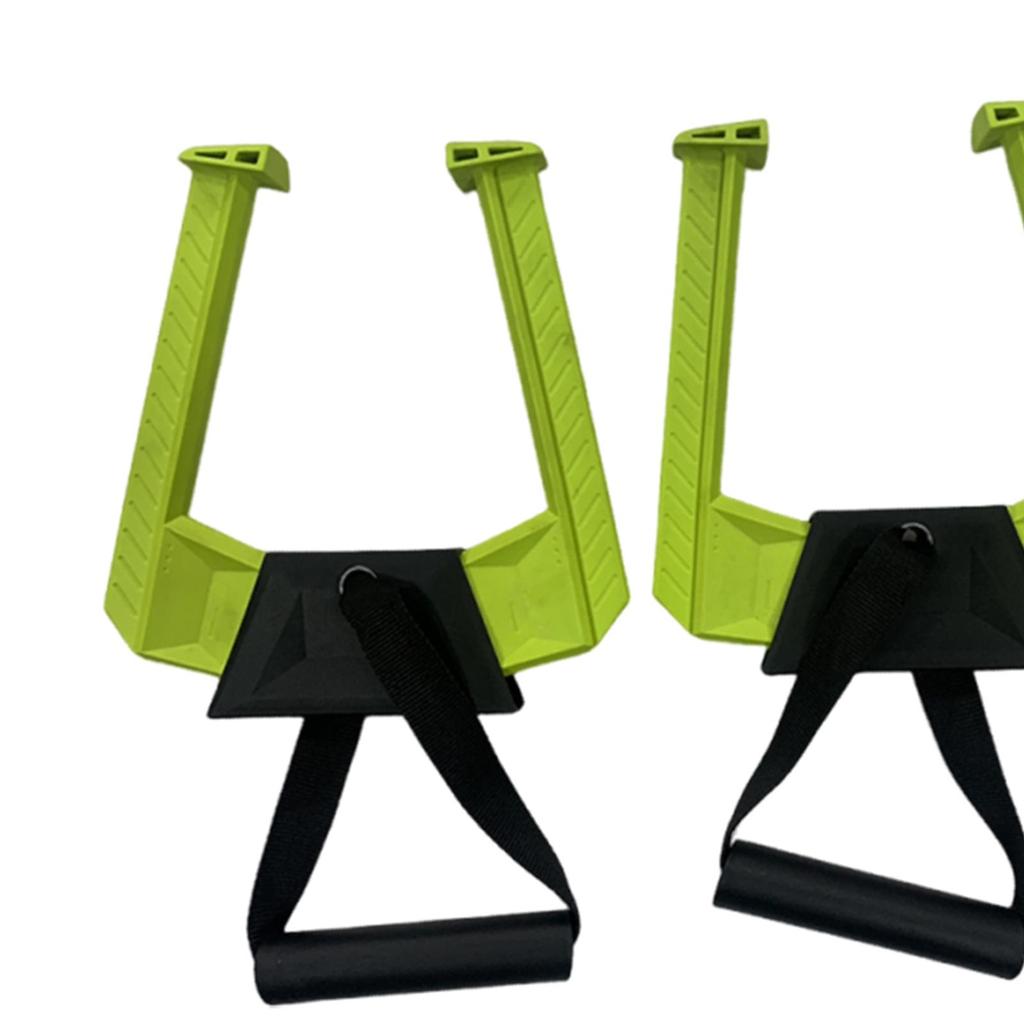2x Portable Pull up Bar Non Slip Pullup Bar Handles for Hotel Office Workout