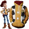 Toy Story 4 Cowboy Sheriff Woody Muster Pullover Hoodie Sweatshirt Mit Lebhaftem 3D Digitaldruck