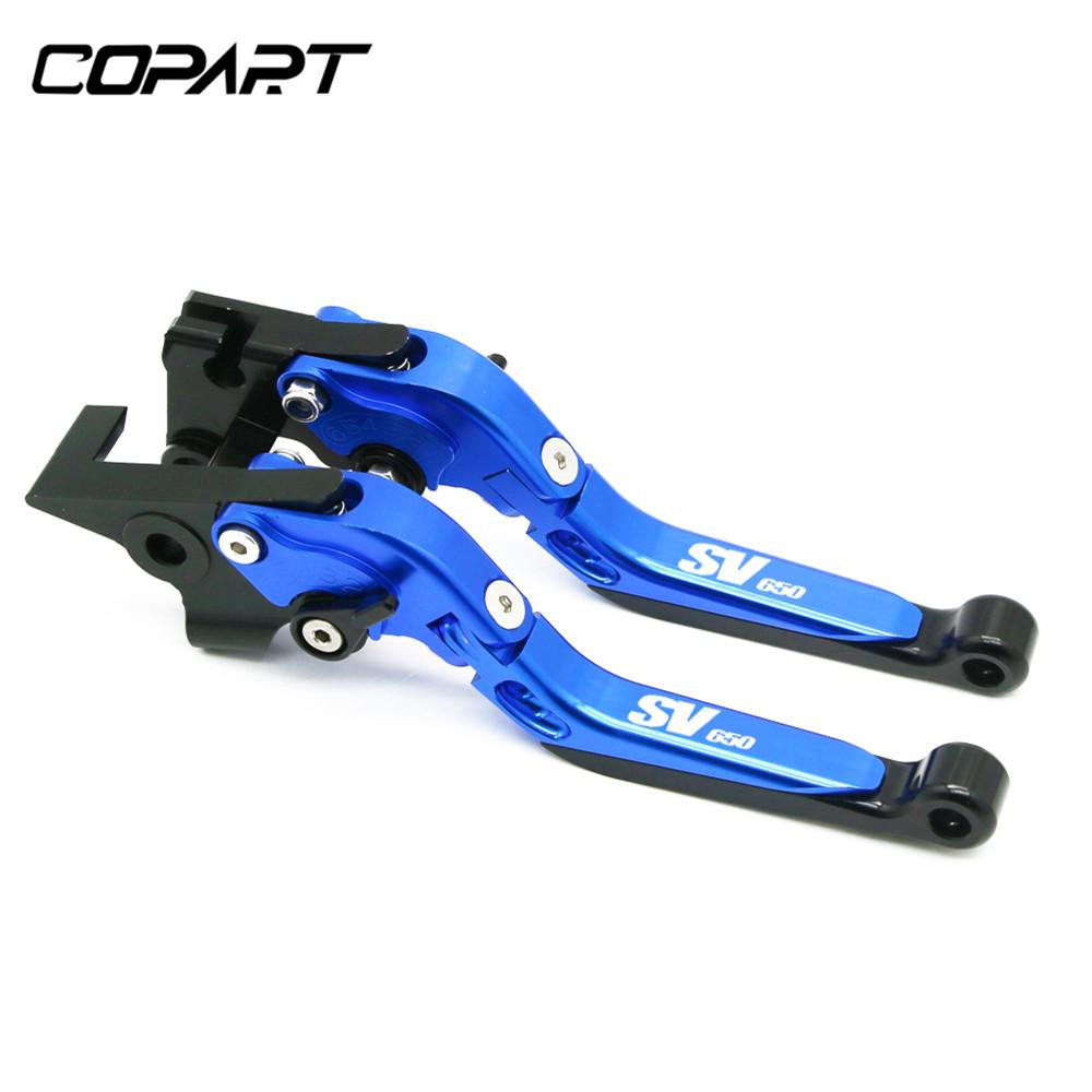 For SUZUKI SV650 SV650S SV 650 1999-2009 Motorcycle Accessories Adjustable Folding Extendable Brake Clutch Levers