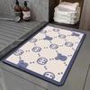 New Morandi Color Bathroom Doormat Balcony Floor Mat Modern Simple Bedroom Living Room Waterproof Leave-in Carpet