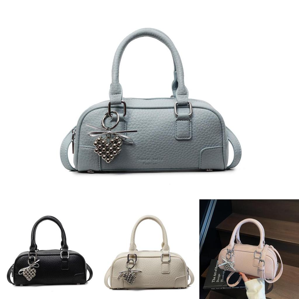 City Style Handbag With Sewn Detail And Soft Structure For Casual Outings