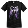 Koszulka Rockowa Ozzy Osbourne z Fioletowym Portretem Graficznym Koszulka dla Fana Koncertowego