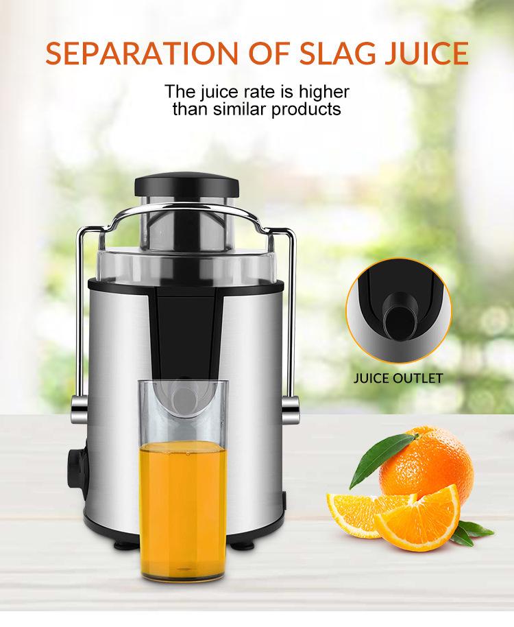 Electric Orange Juicer & Pulp Separator: Fresh Juice Extractor for Fruits