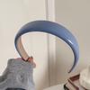 Minimalista Copricapo da Donna Lucido Pelle Sintetica Fasce Spugnose per Donna Ragazze Shopping Viaggio Copricapo Dolce Cerchio per Capelli