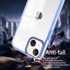 For iPhone 14 Plus Clear Phone Case TPU PC Anti-Slip Drop-Proof Back Cover