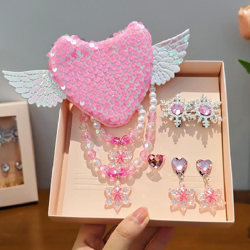 Frozen Elsa Princess Necklace & Jewelry Set for Girls