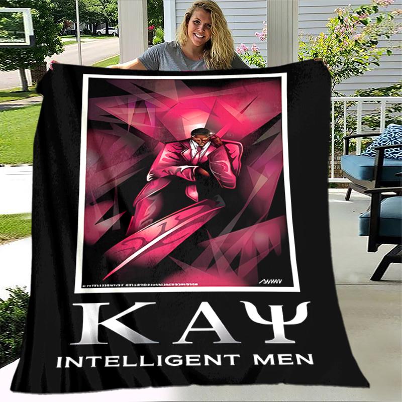 1pc Blanket Kappa Alpha Psi Print Design, Lightweight Blanket for Sofa, Bed- Soft &Warm, Gift for All Seasons like Christmas, Halloween