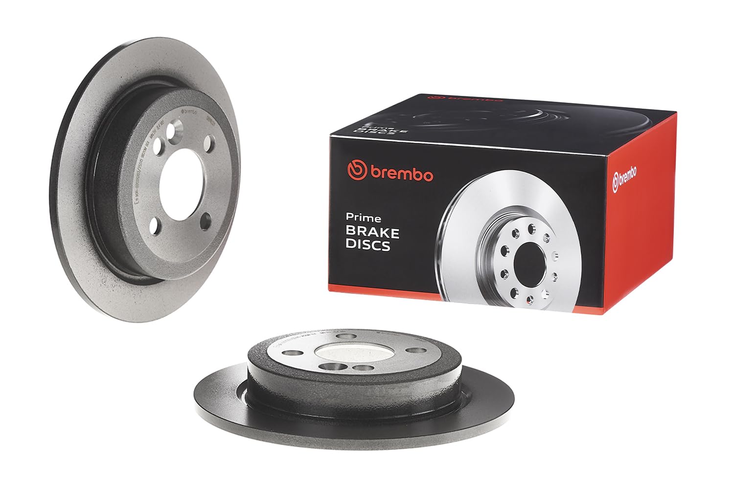 

Brembo 08 9163 21 Защищенный УФ-покрытием Цельный Задний Тормозной Диск для Mini OE 34216774987