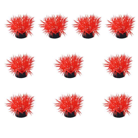 

Аксесуар для акваріума з 10 шт. Пластикова гідропонна трава, імітація рослин, Прикраси для акваріума, Тераріум для рептилій, Штучні водорості для домашнього офісу F