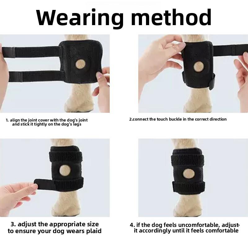 Pet Knee Pads Leg Pads After Surgery Leg Pads Pressurized Support Pads Stabilize Joints Anti-bite and Lick Leg Pads