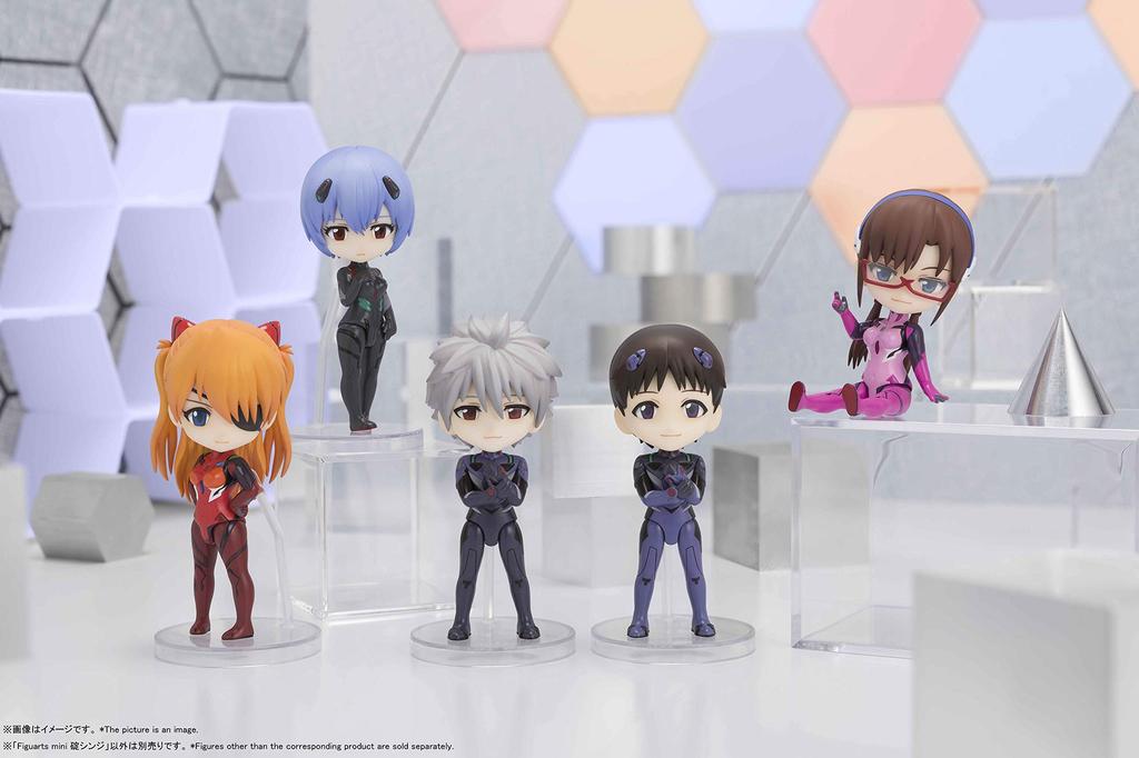 TAMASHII NATIONS Figuarts mini Evangelion Shinji Ikari 90mm PVC ABS Painted Action Figure Approx. &