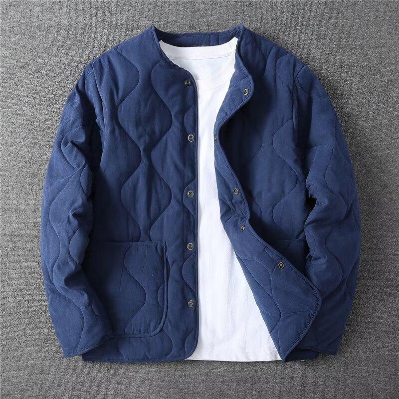 Men's Retro Trendy Warm Padded Jacket - 2023 Autumn/Winter Thickened Cotton Style