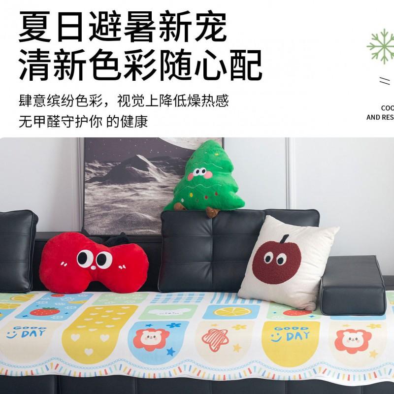 Sofa Cushion Cover Non-Slip All Season Universal Sectional Decorative Seat Pad
