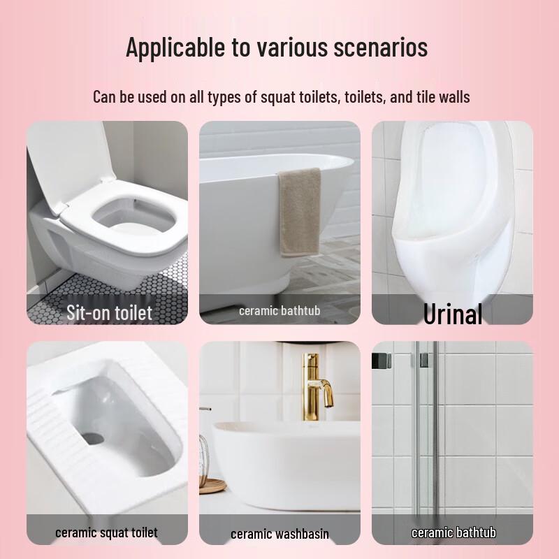 Floral Scent Toilet Bowl Cleaner: Powerful Yellow Stain Remover & Deodorizer